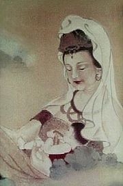 Guanyin con bambino